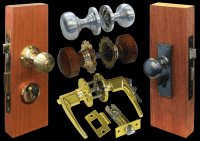knobs, locks - catches