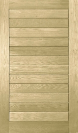 horizontal plank oak pivot