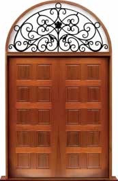 10 panel: double door + sidelight on right