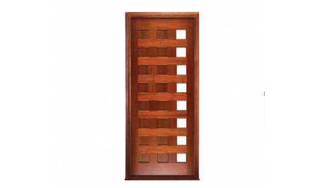 24 panel margin glazed: door in frame