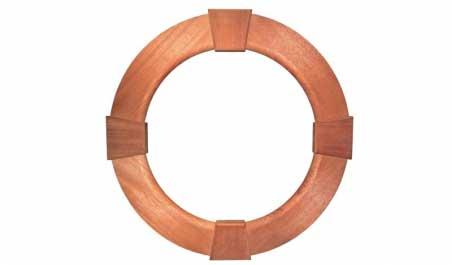 round with keyblocks architrave