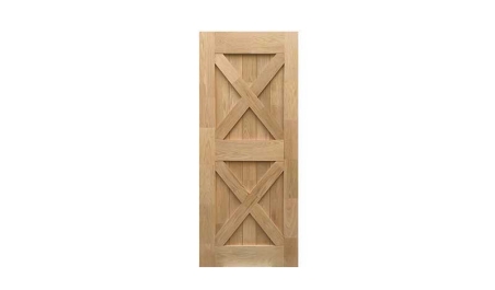 rustic oak barn door: door only