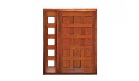 coolum panel: single door + sidelight on left