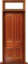 cricket bat: door in frame