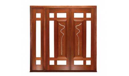jazz: double door + sidelight on left