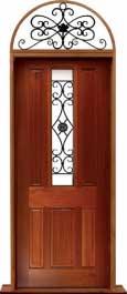 paddington with ironwork: single door + sidelight on right