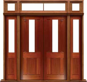 paddington: double door + sidelight on left