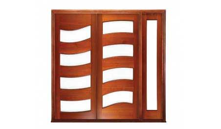 wave: double door + sidelight on right