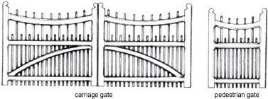 Colonial gates