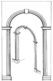 Georgian Semicircular Archway