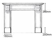Woodworkers mantlepiece MP10